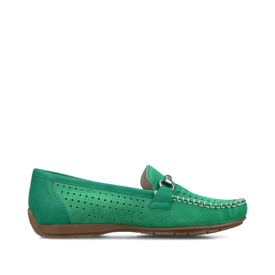 scarpe slip-on verdi da donna rieker 40253-54