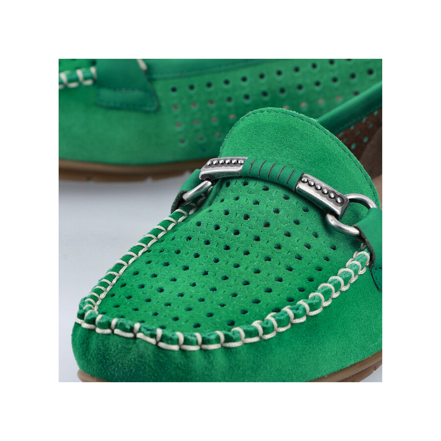 scarpe slip-on verdi da donna rieker 40253-54