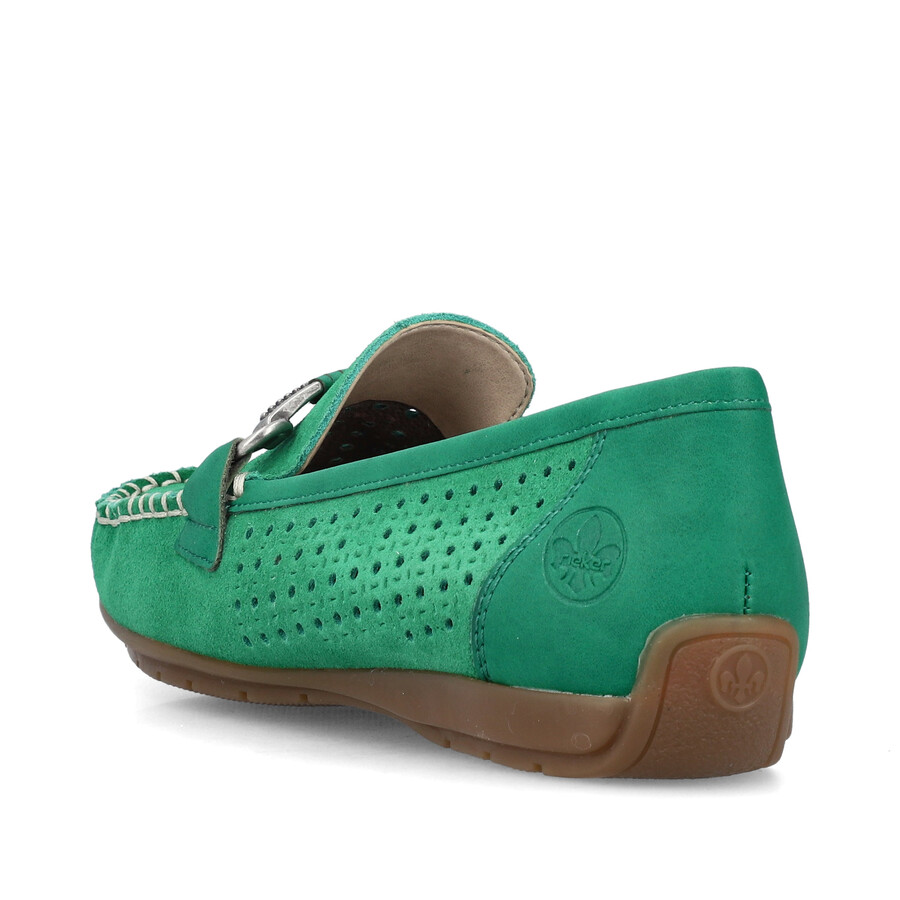 scarpe slip-on verdi da donna rieker 40253-54