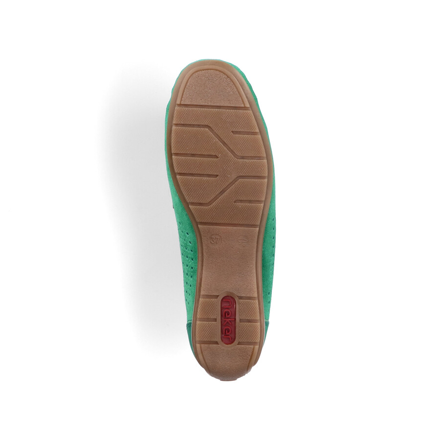 scarpe slip-on verdi da donna rieker 40253-54