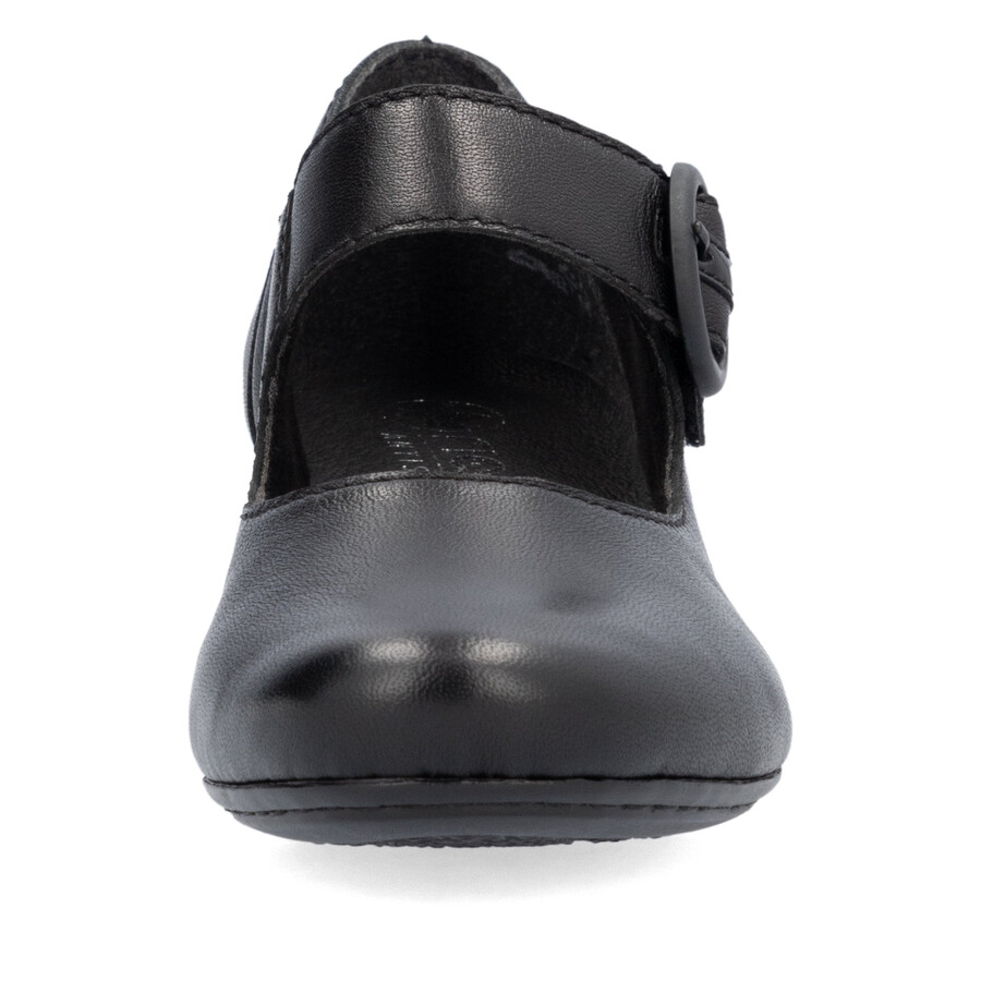 scarpe nere con chiusura a strappo per donna rieker 41756-00