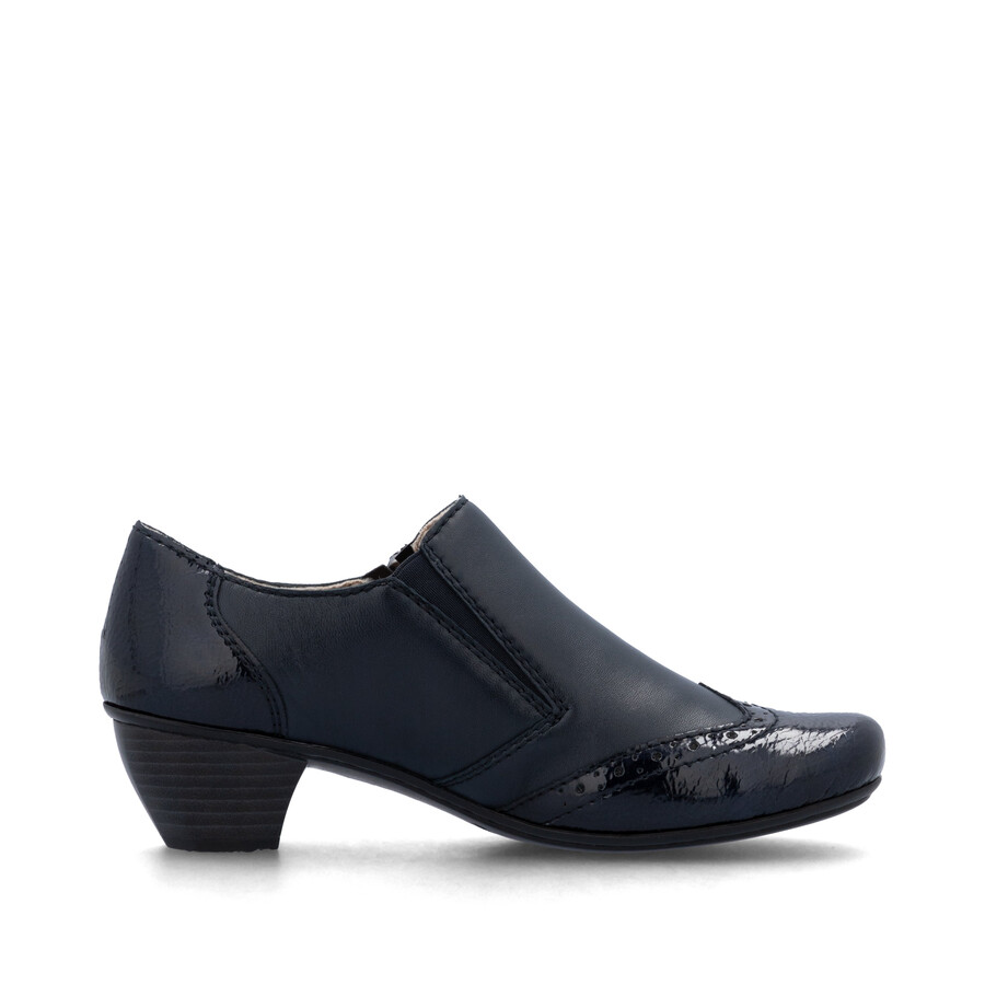 scarpe con cerniera blu da donna rieker 41757-15