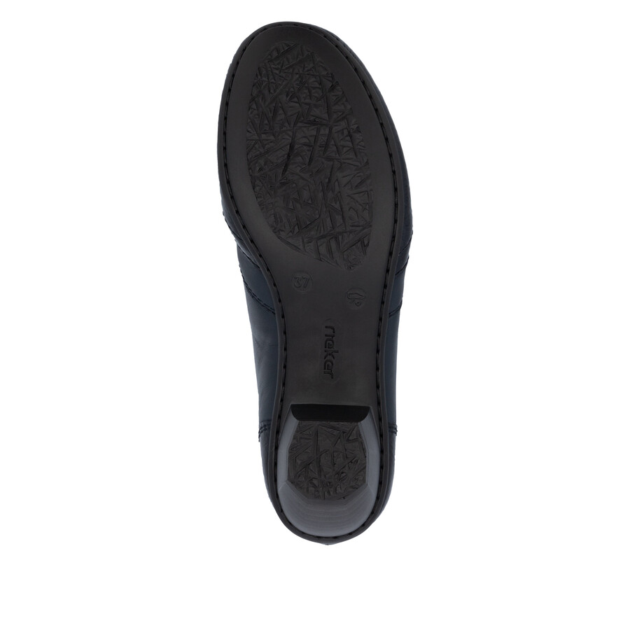 scarpe con cerniera blu da donna rieker 41757-15
