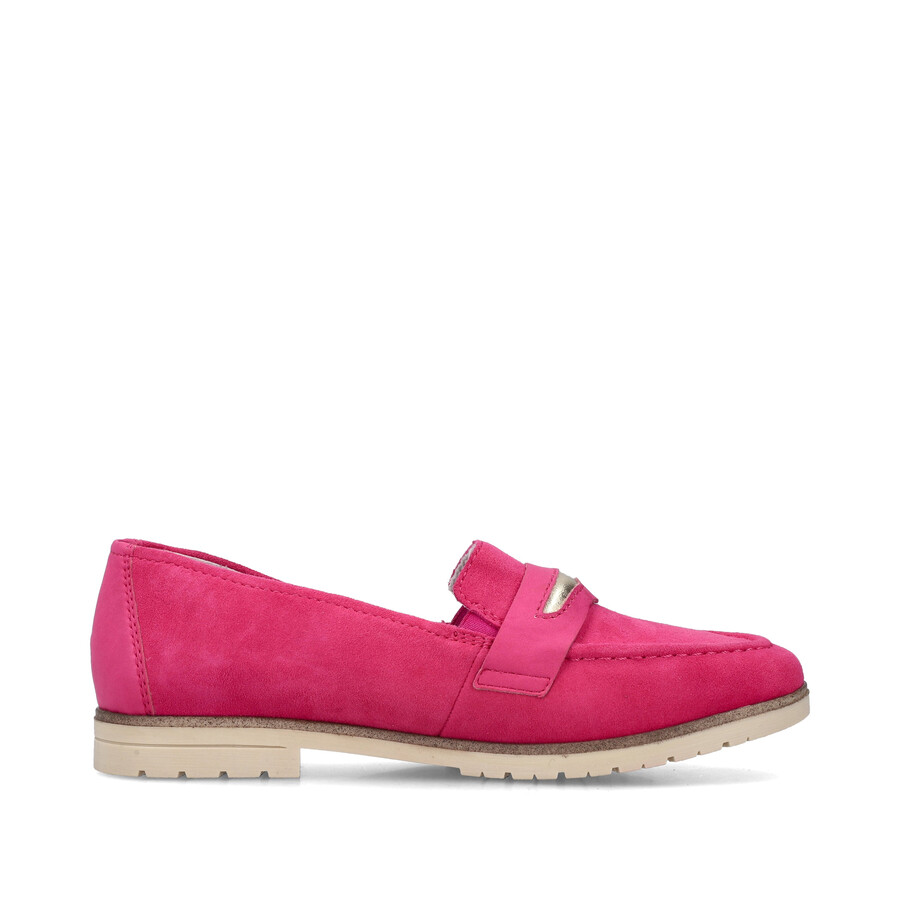scarpe elasticizzate rosa da donna rieker 45301-31