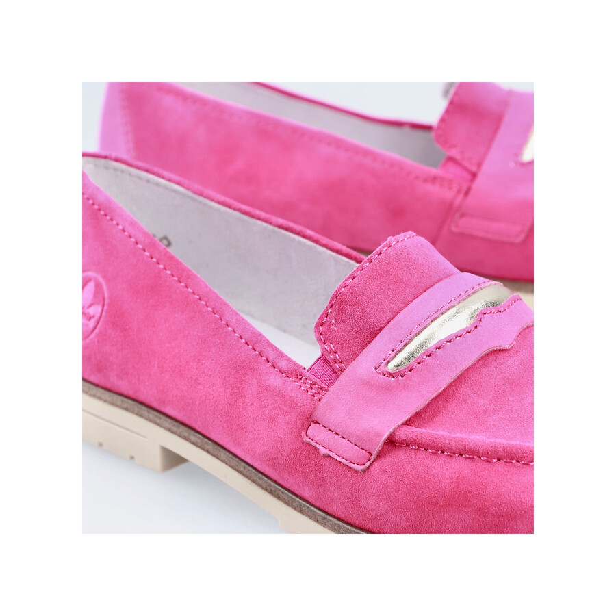 scarpe elasticizzate rosa da donna rieker 45301-31