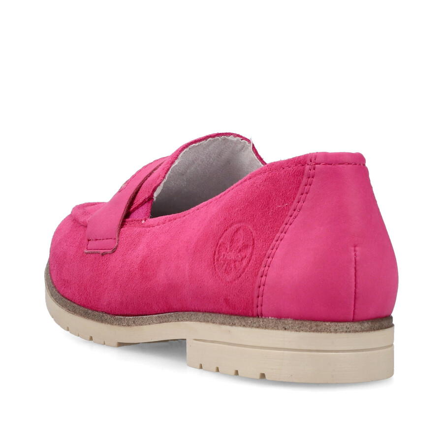 scarpe elasticizzate rosa da donna rieker 45301-31