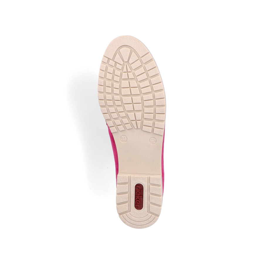 scarpe elasticizzate rosa da donna rieker 45301-31