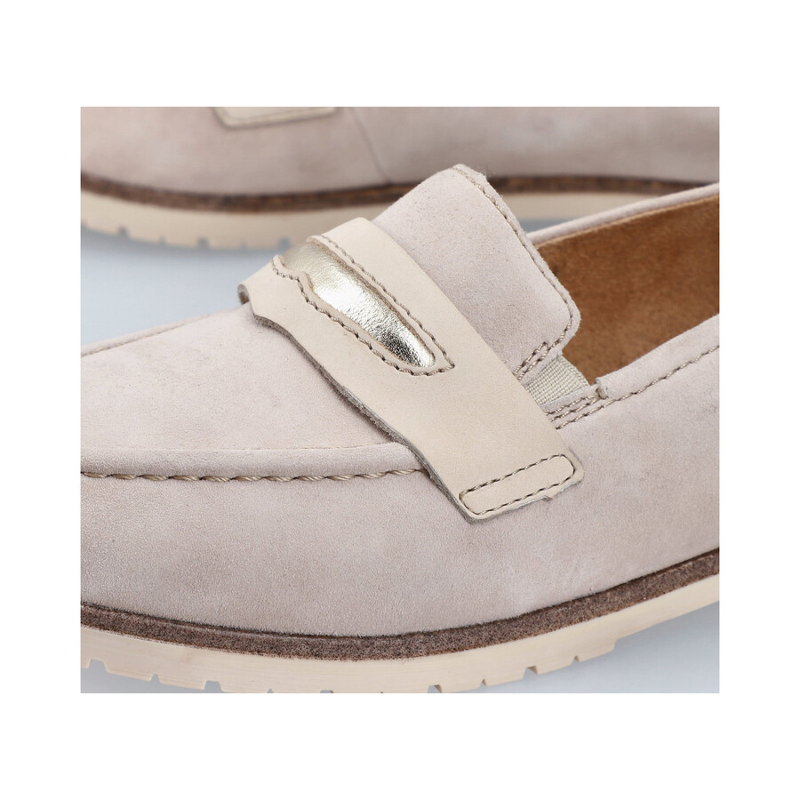 scarpe elasticizzate beige da donna rieker 45301-60