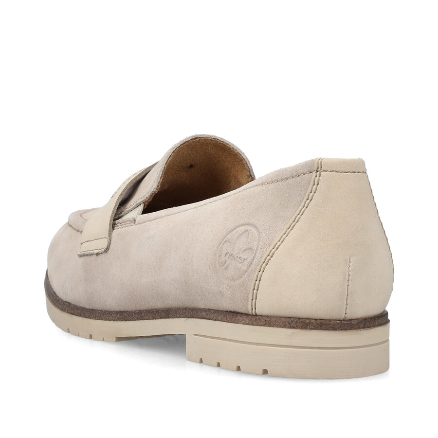 scarpe elasticizzate beige da donna rieker 45301-60