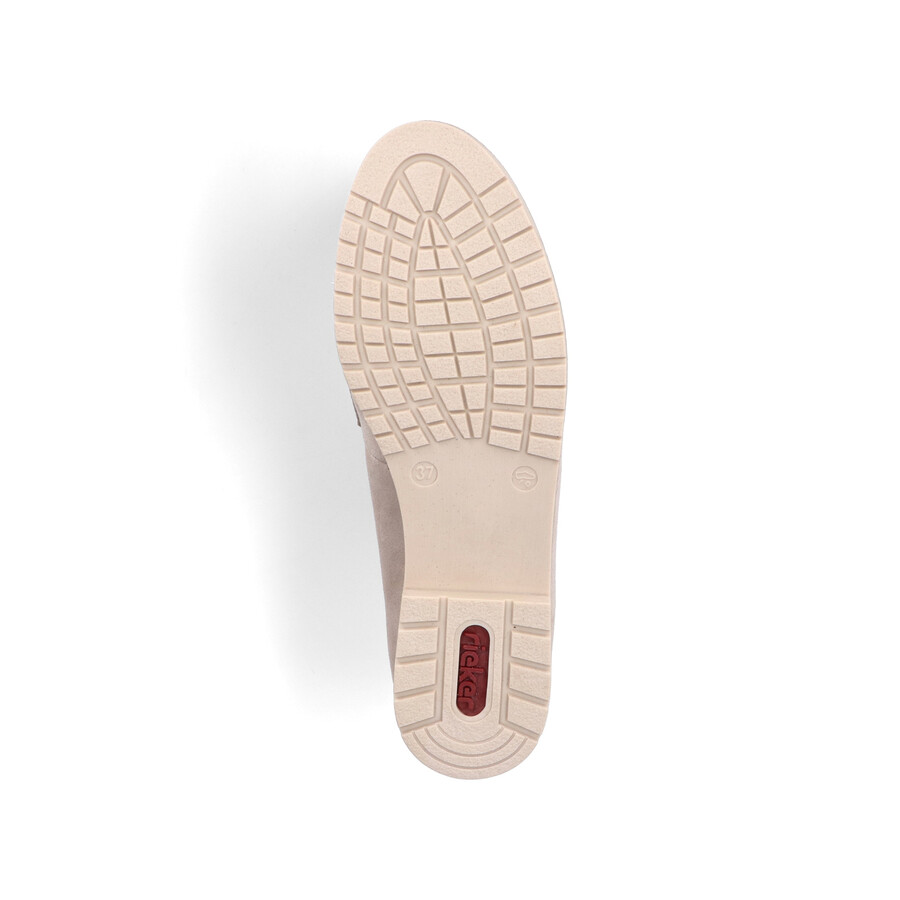 scarpe elasticizzate beige da donna rieker 45301-60