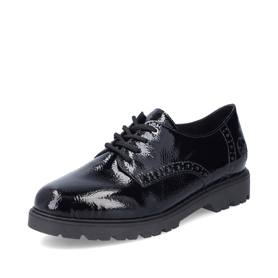 scarpe elasticizzate nere da donna rieker 45502-00