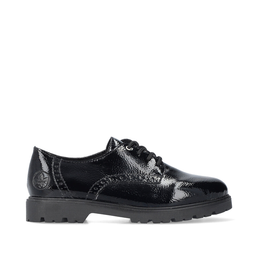 scarpe elasticizzate nere da donna rieker 45502-00