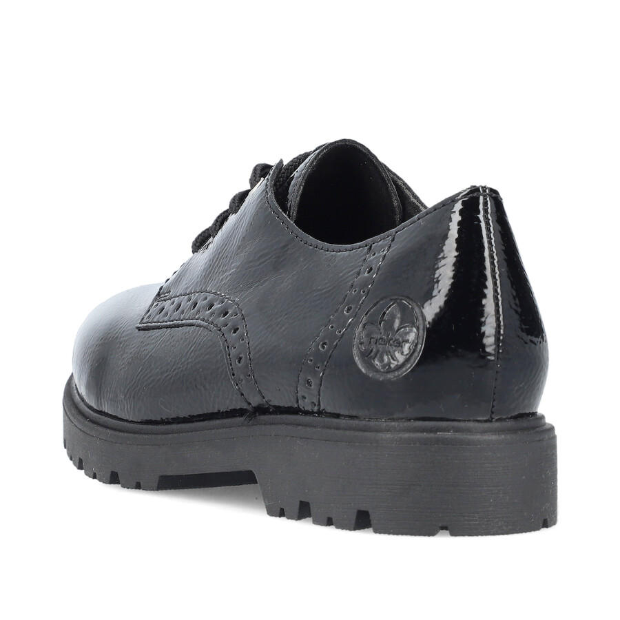 scarpe elasticizzate nere da donna rieker 45502-00