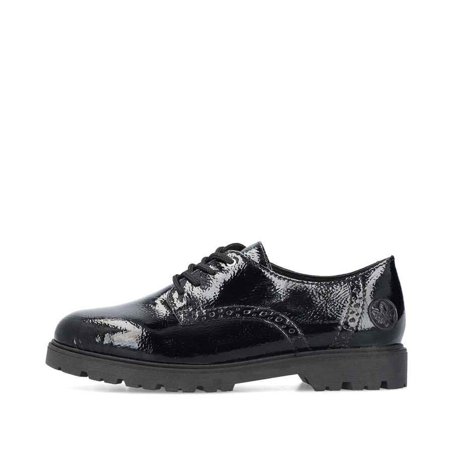 scarpe elasticizzate nere da donna rieker 45502-00