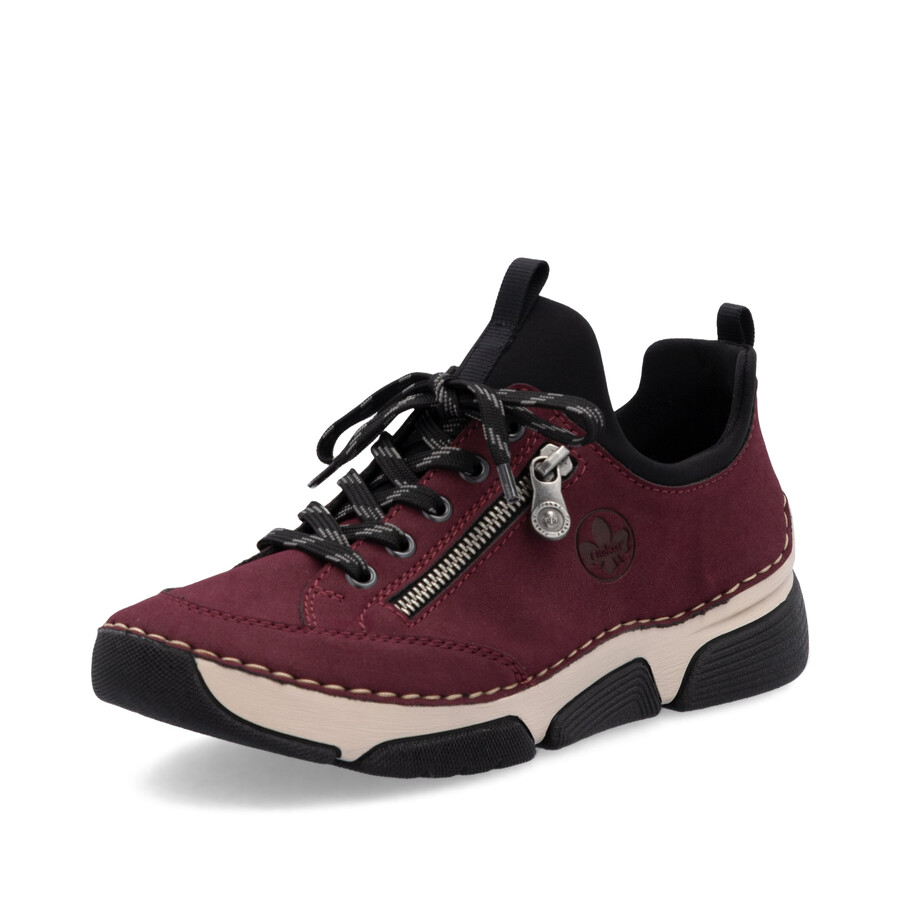 scarpe elasticizzate rosse da donna rieker 45973-36
