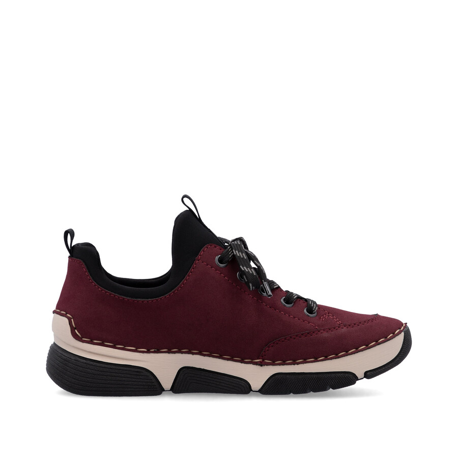 scarpe elasticizzate rosse da donna rieker 45973-36