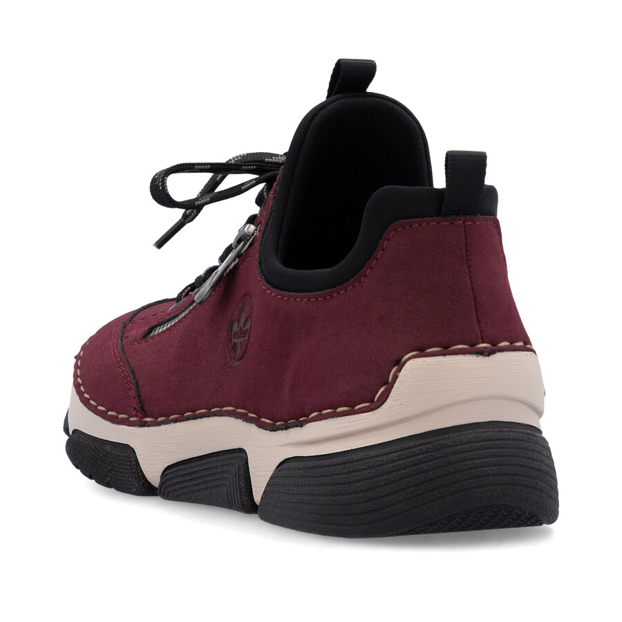 scarpe elasticizzate rosse da donna rieker 45973-36