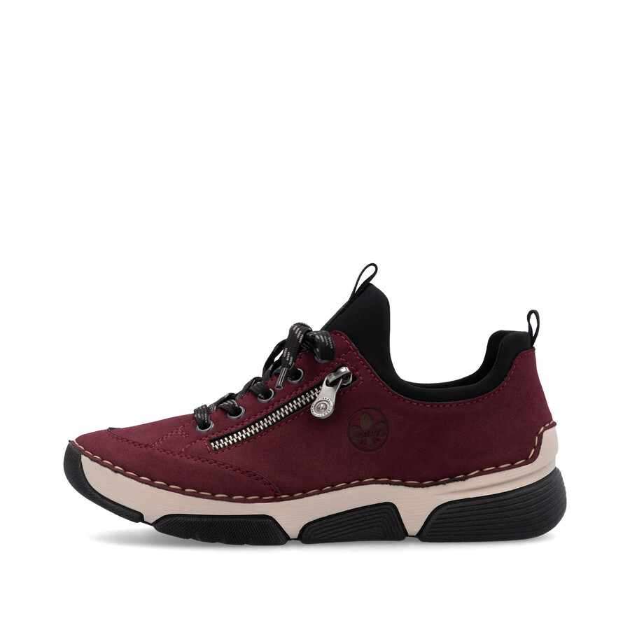 scarpe elasticizzate rosse da donna rieker 45973-36