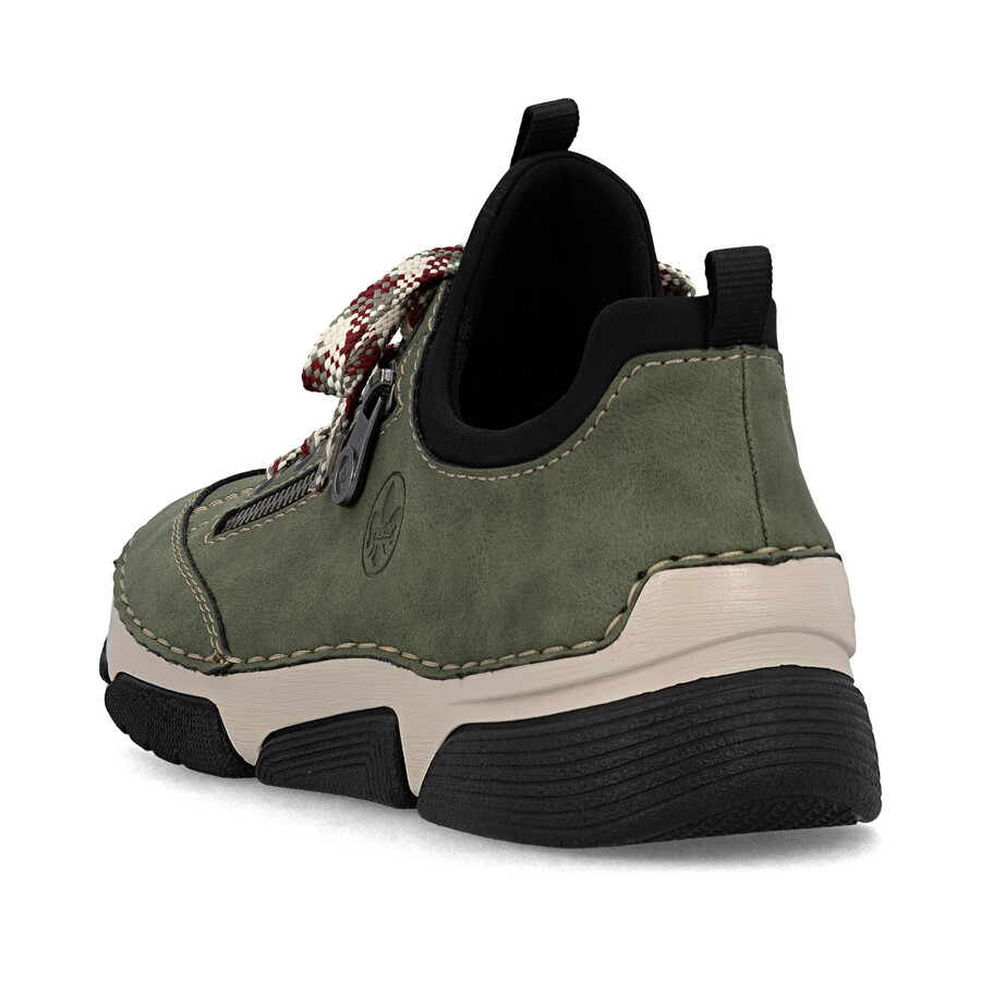 scarpe elasticizzate verdi da donna rieker 45973-54