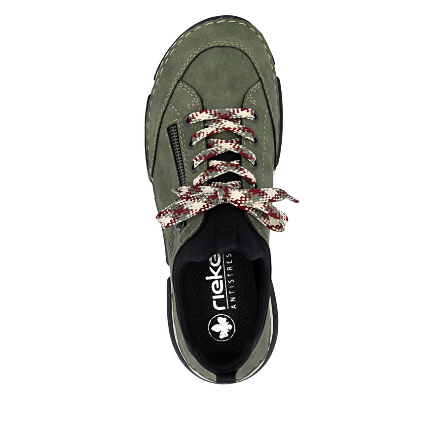 scarpe elasticizzate verdi da donna rieker 45973-54