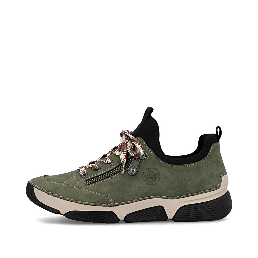 scarpe elasticizzate verdi da donna rieker 45973-54