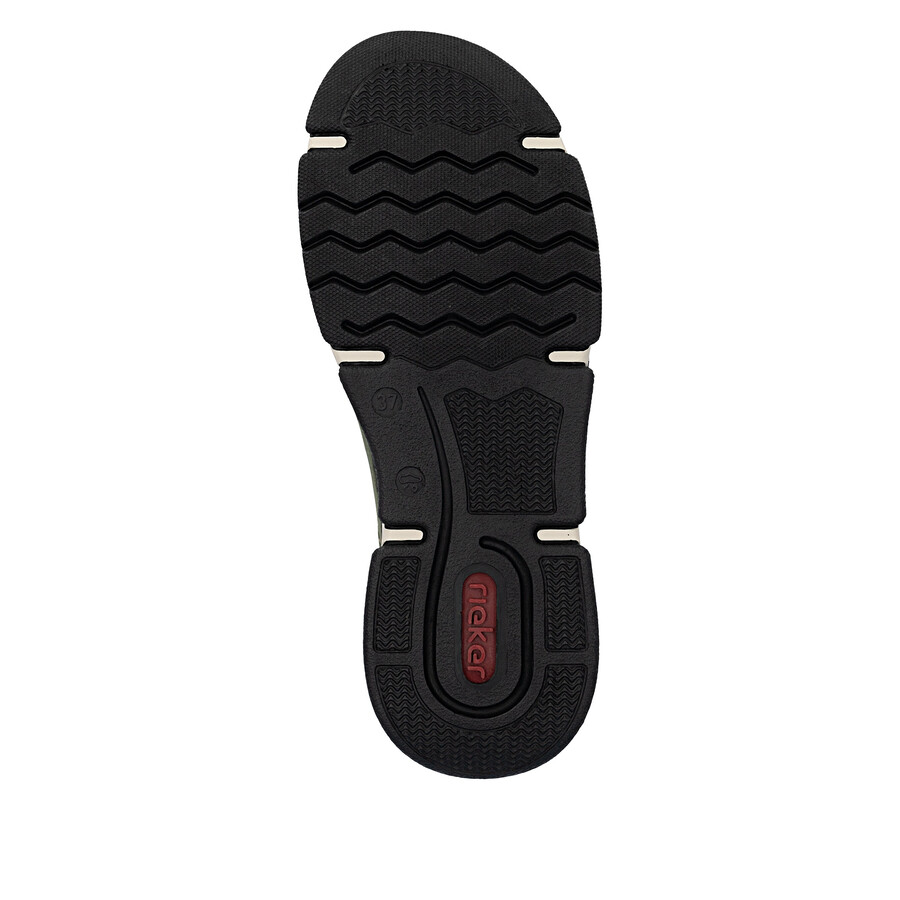 scarpe elasticizzate verdi da donna rieker 45973-54