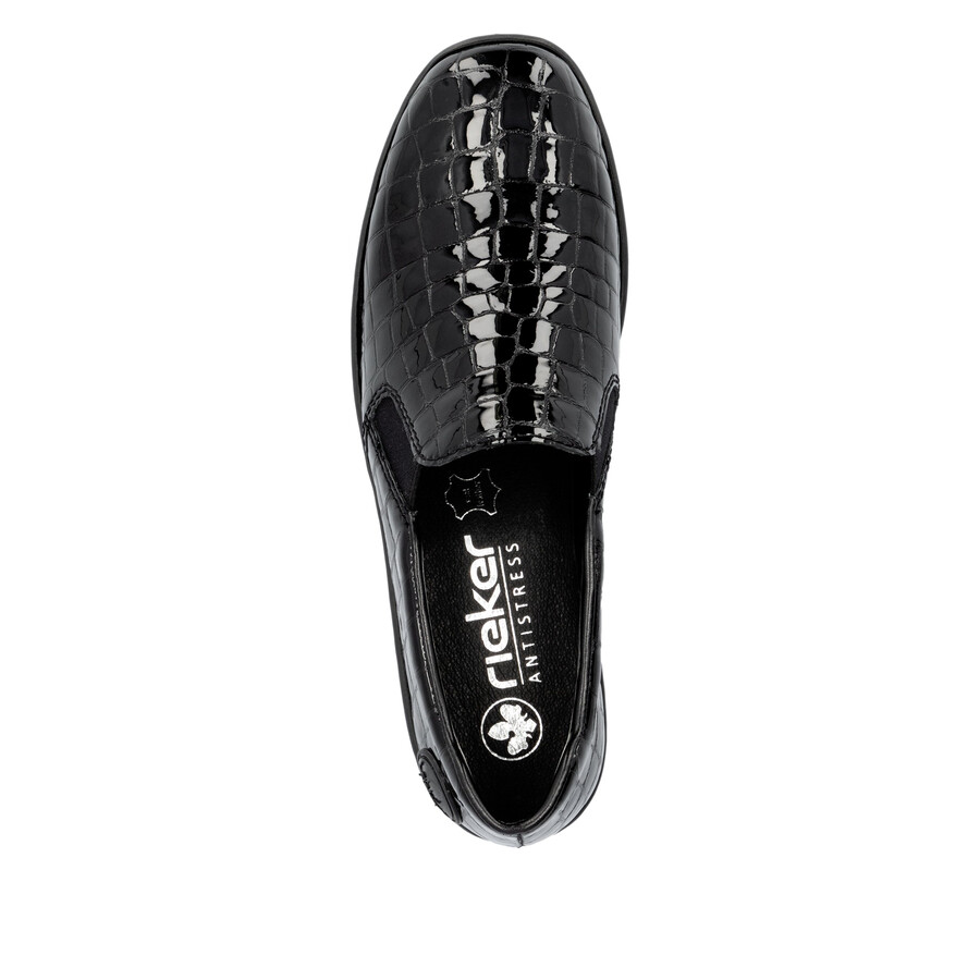 scarpe elasticizzate nere da donna rieker 48752-00