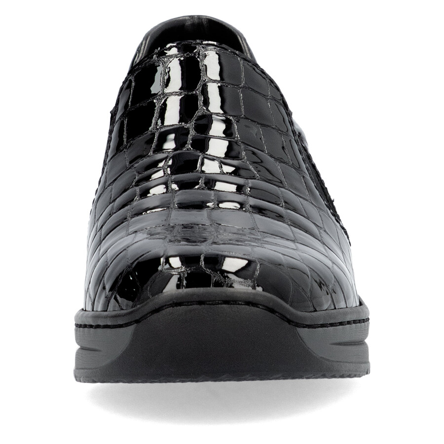 scarpe elasticizzate nere da donna rieker 48752-00