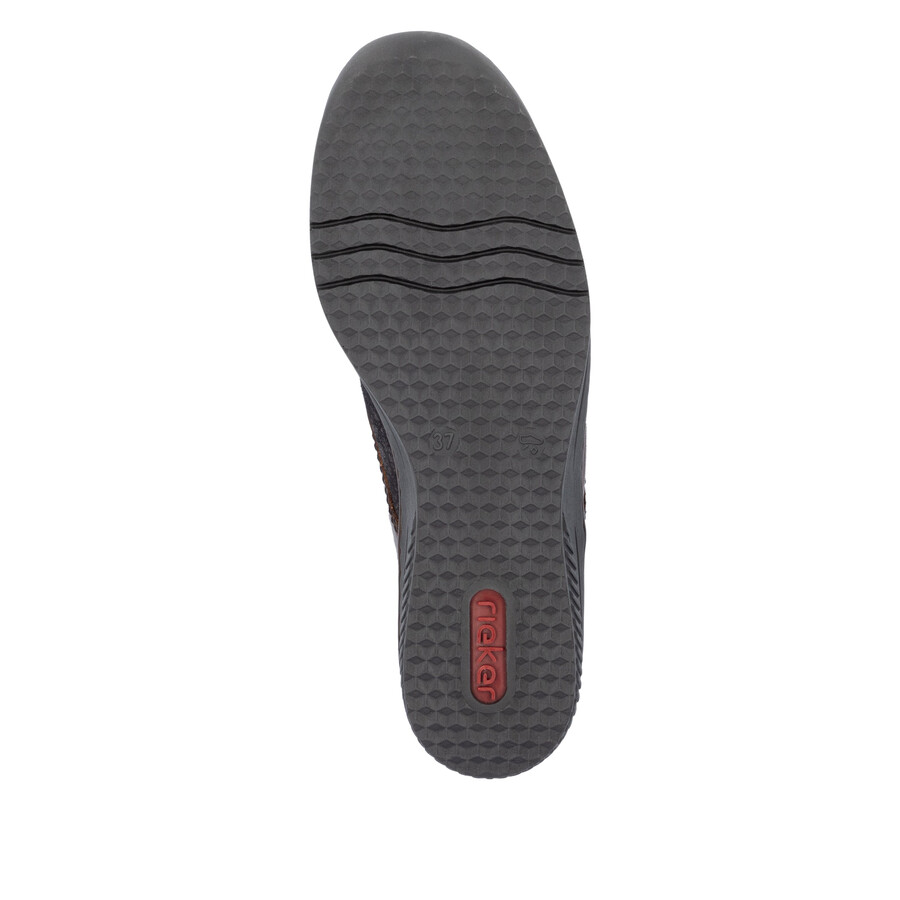 scarpe marroni con chiusura a strappo per donna rieker 487c0-25