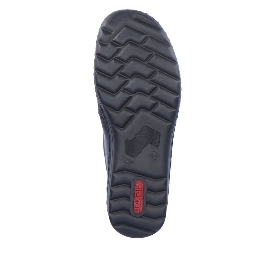 scarpe blu con velcro per donna rieker 48951-14