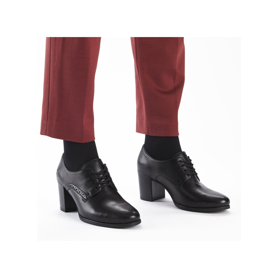 scarpe elasticizzate nere da donna rieker 50100-01