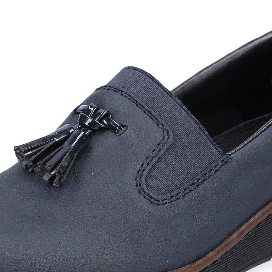 scarpe elasticizzate blu da donna rieker 53751-14