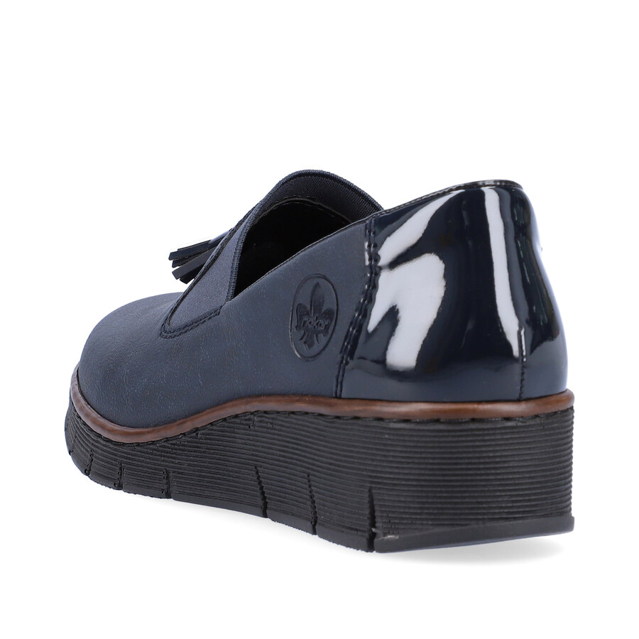 scarpe elasticizzate blu da donna rieker 53751-14