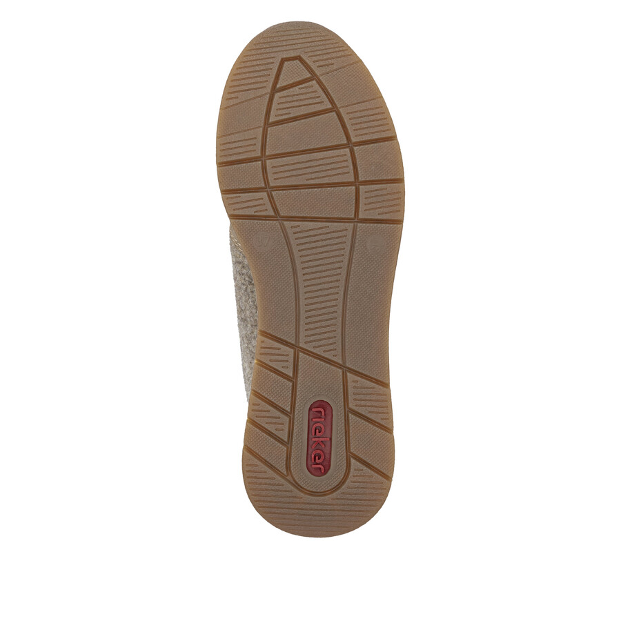 scarpe beige con cerniera per donna rieker 58902-64