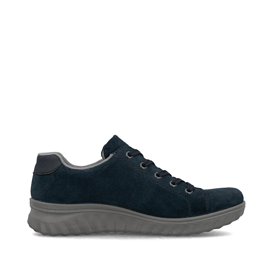 scarpe con cerniera blu da donna rieker 59000-14