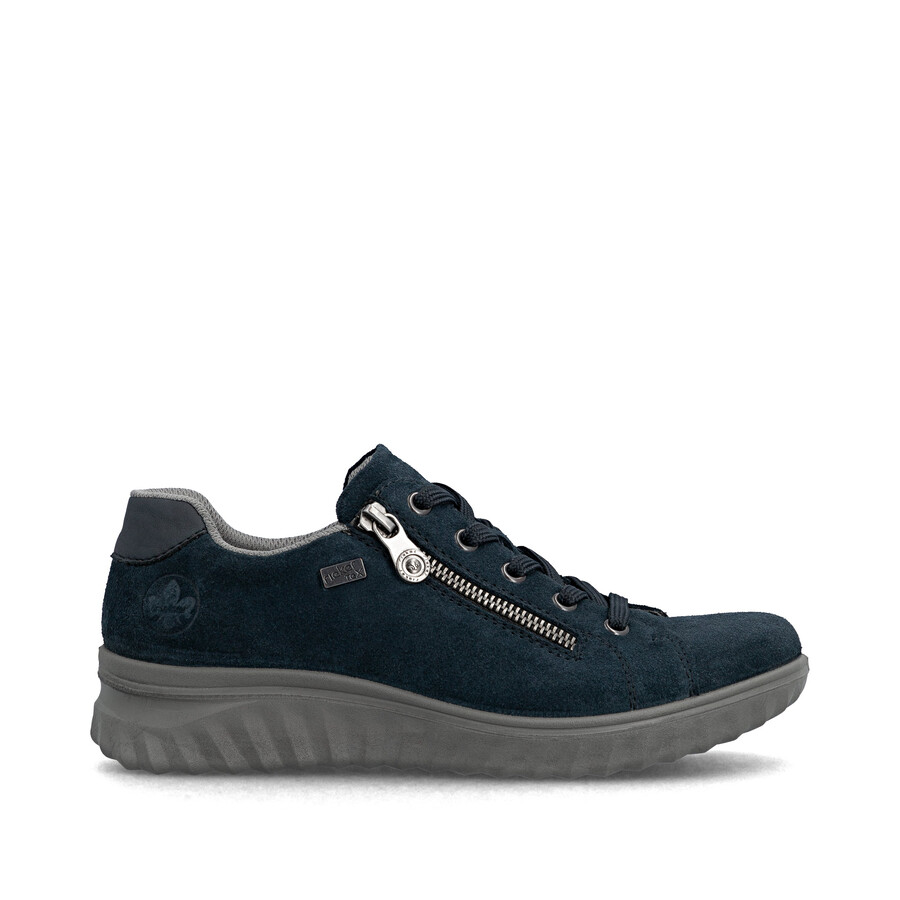 scarpe con cerniera blu da donna rieker 59000-14