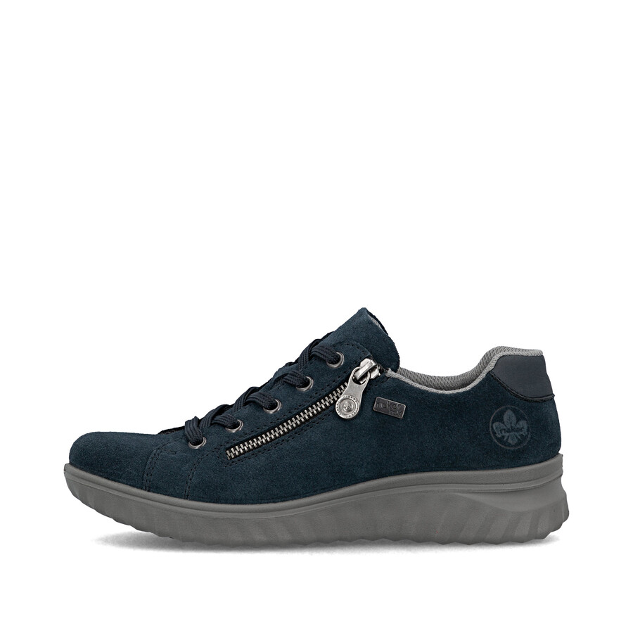 scarpe con cerniera blu da donna rieker 59000-14