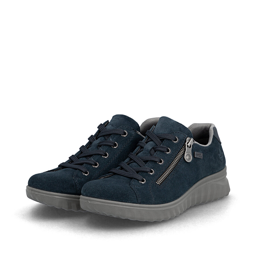 scarpe con cerniera blu da donna rieker 59000-14
