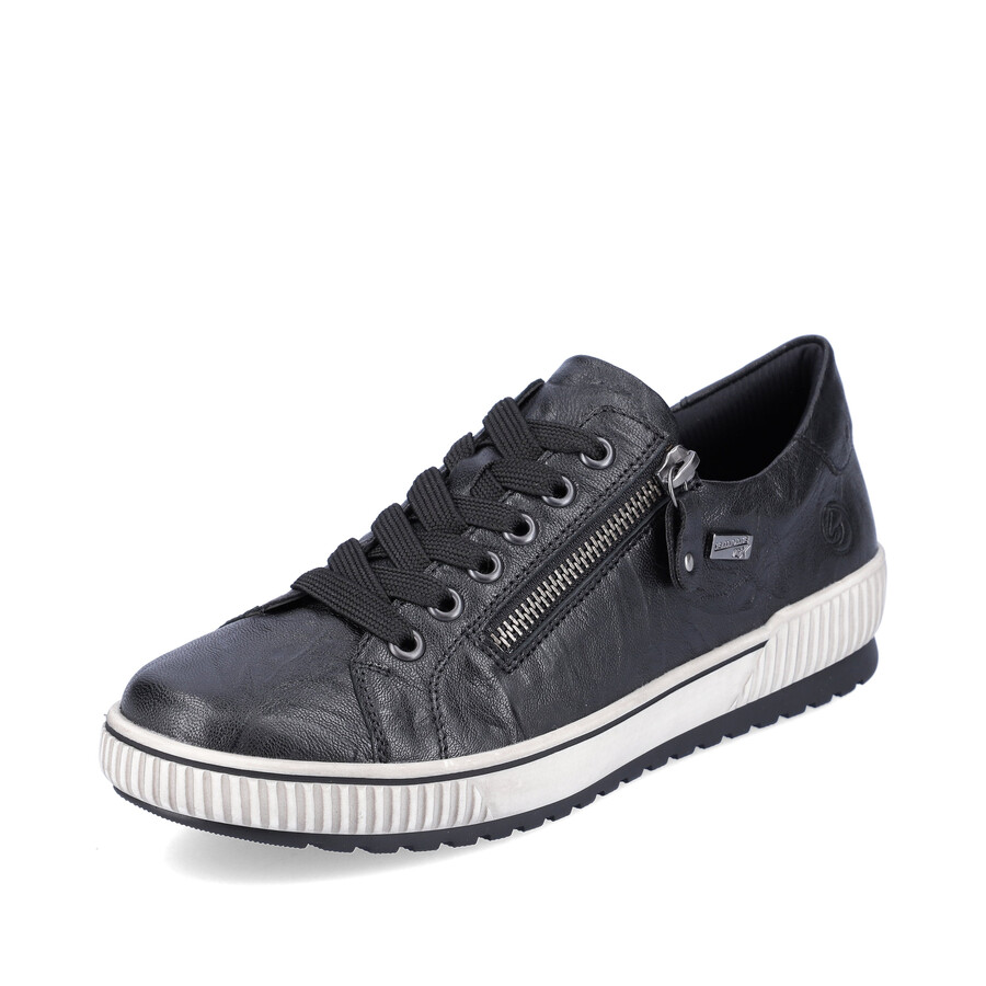 scarpe nere con cerniera per donna remonte d0700-00