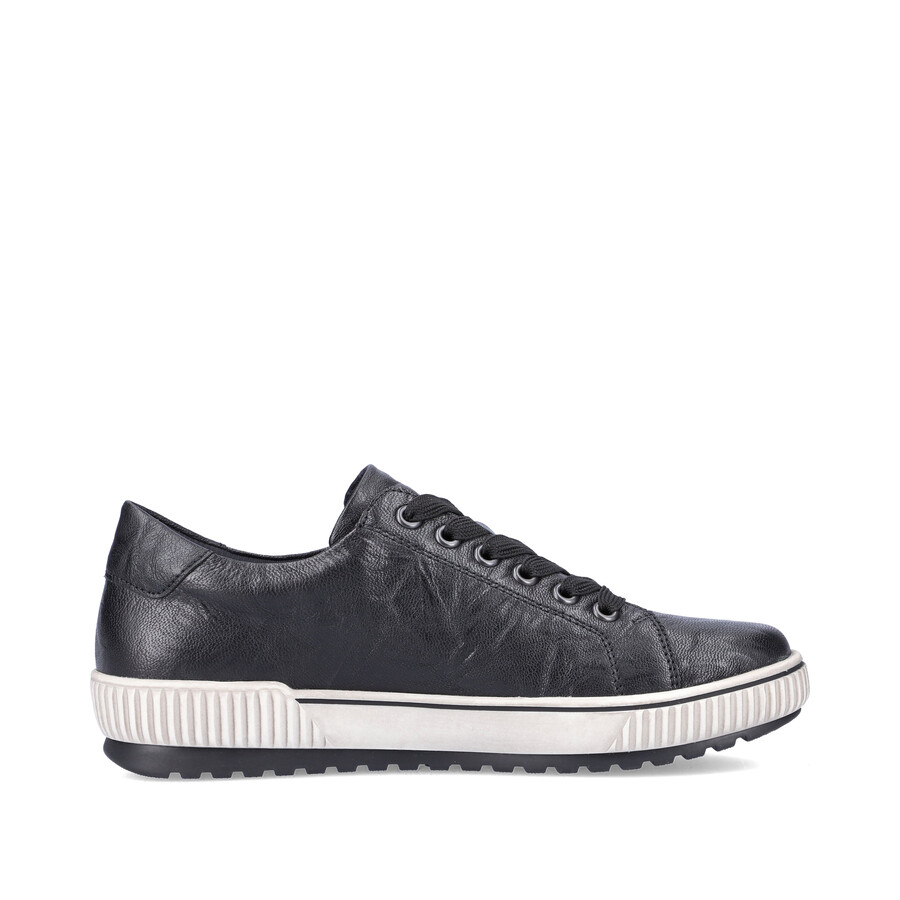 scarpe nere con cerniera per donna remonte d0700-00