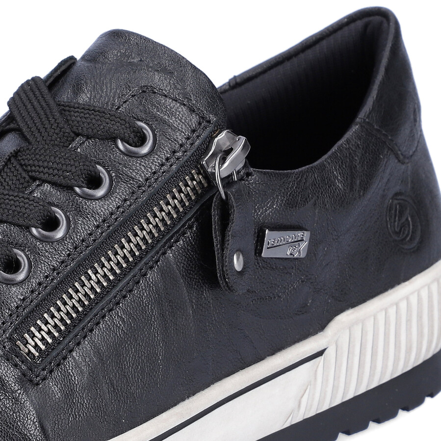 scarpe nere con cerniera per donna remonte d0700-00