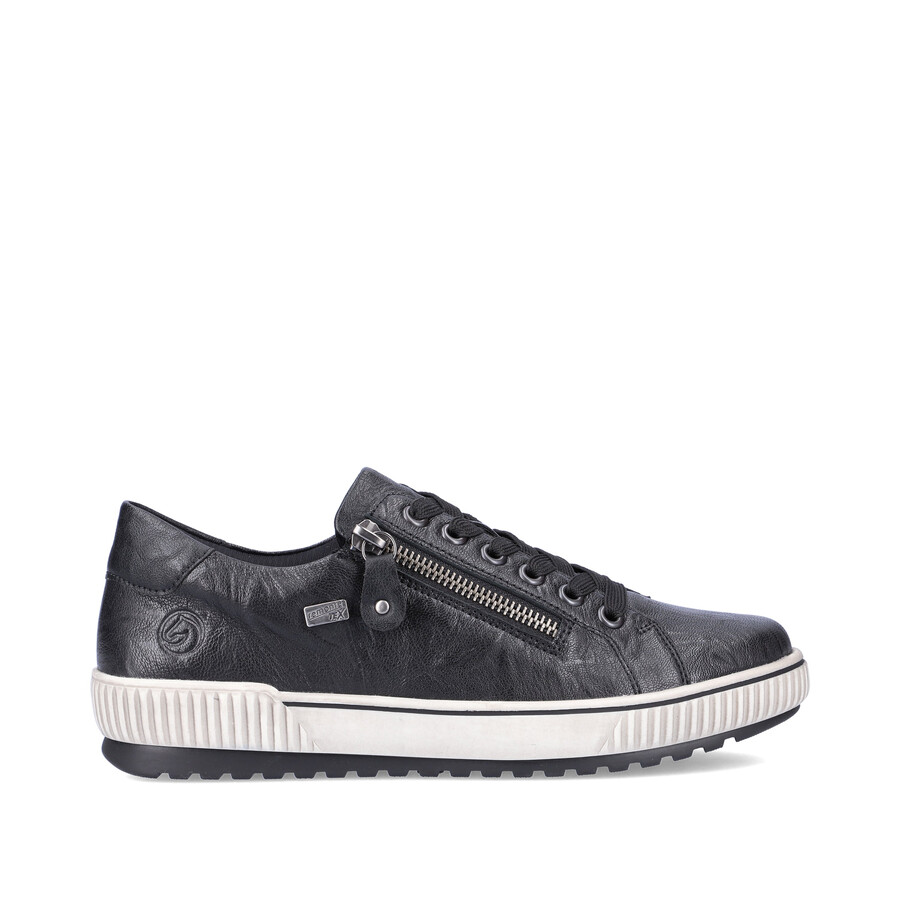scarpe nere con cerniera per donna remonte d0700-00