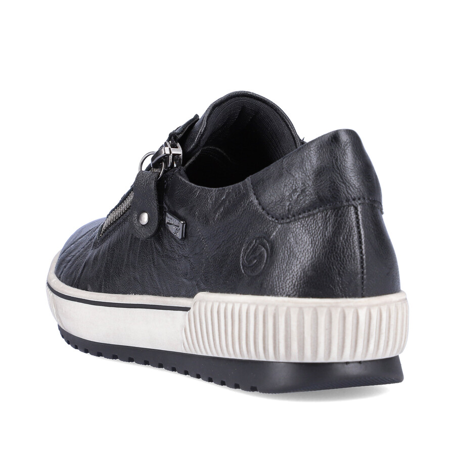 scarpe nere con cerniera per donna remonte d0700-00