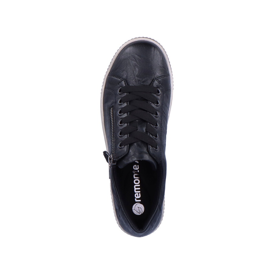 scarpe nere con cerniera per donna remonte d0700-00