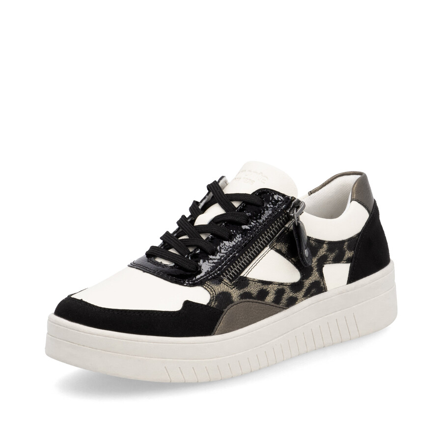 scarpe beige con cerniera per donna remonte d0j04-60