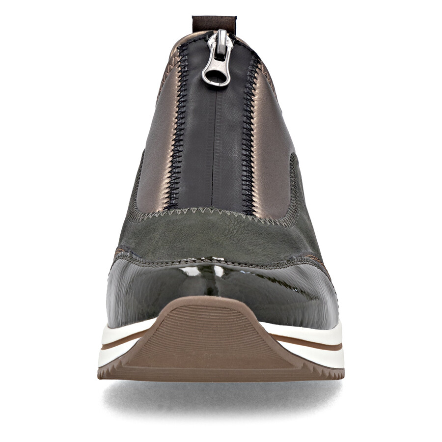 scarpe con cerniera verde da donna remonte d0t08-54