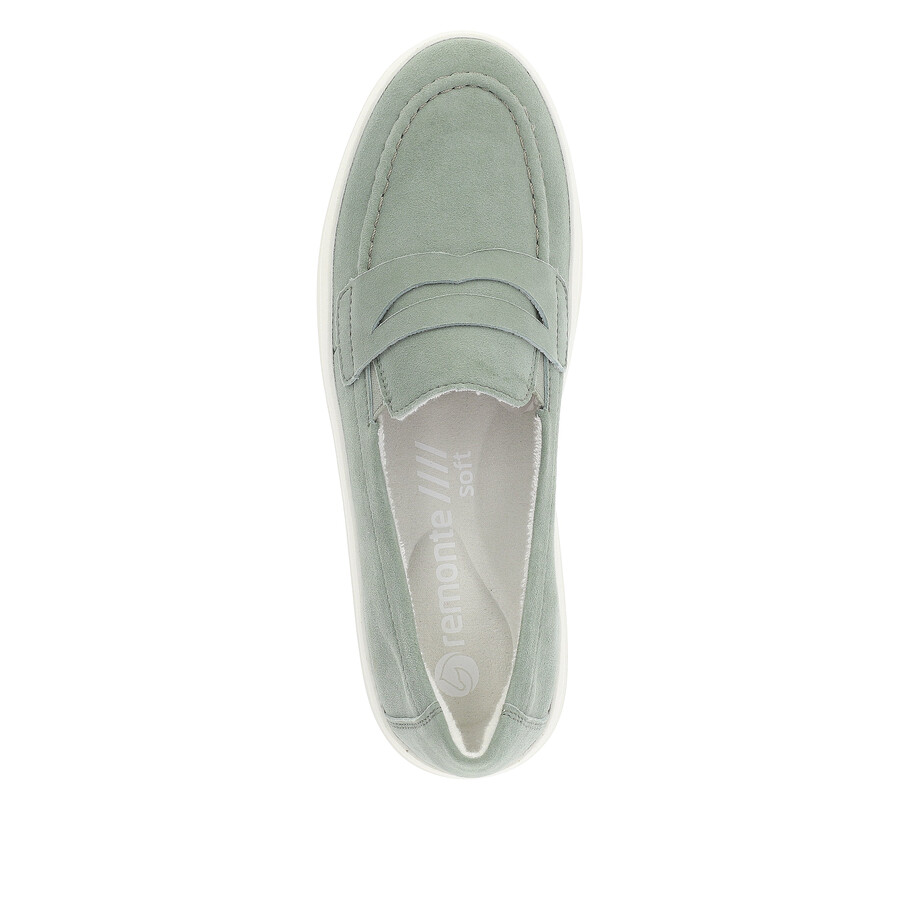 scarpe elasticizzate verdi da donna remonte d1c05-52