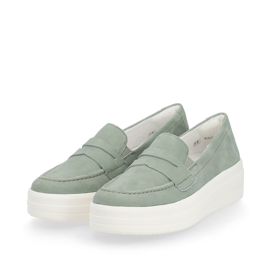 scarpe elasticizzate verdi da donna remonte d1c05-52