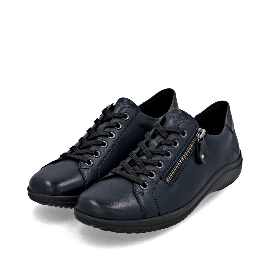scarpe con cerniera blu da donna remonte d1e03-14