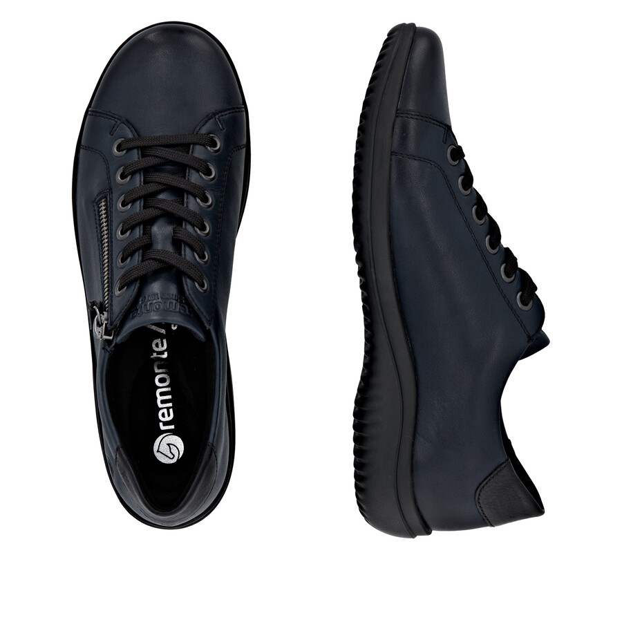 scarpe con cerniera blu da donna remonte d1e03-14